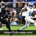 Detroit Lions Vs Baltimore Ravens Match Player Stats