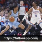 Memphis Grizzlies Vs Okc Thunder Match Player Stats