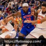 Knicks Vs Detroit Pistons Match Player Stats