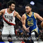 Golden State Warriors Vs Portland Trail Blazers Match Player Stats